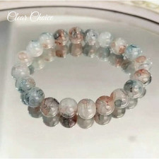 New Chinese Vintage Ethnic Style Bead Agate Bracelet Multi-Color Glaze Bracelet