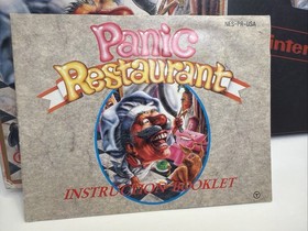 Panic Restaurant Nintendo Entertainment System NES Complete CIB +Protective Case
