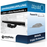 für MAN TGE Pritsche 11.2016-Jetzt Westfalia AnhäNgerkupplung Starr Neu