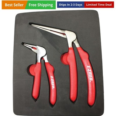 Kiwi Bent Head Needle-Nose Pliers, Set of 2