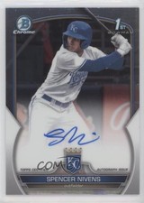 2023 Bowman Draft Chrome Prospect Auto Spencer Nivens #CDA-SN Auto 11s9