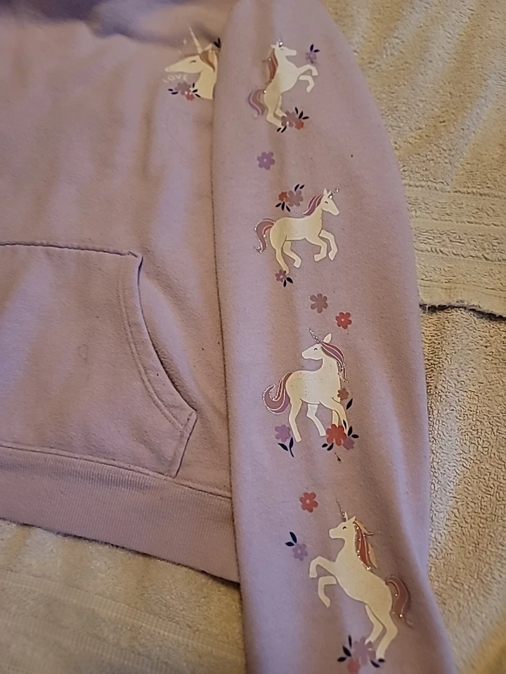 Jumping Beans Girls Unicorn Hoodie Size 6 Foto 4 de 4