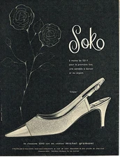 ADVERTISING 1965 SOKO shoes ECLIPSE