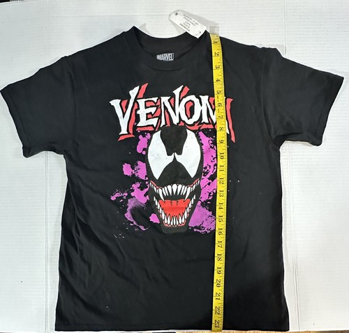Marvel Venom Black Graphic T-shirt Youth Size XL New - Picture 2 of 6