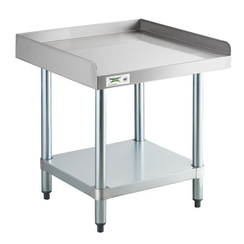 24" x 24" Edelstahl Tisch kommerzielle Schwerlast Ausrüstung Arbeit Mixer Ständer - Bild 3 von 12