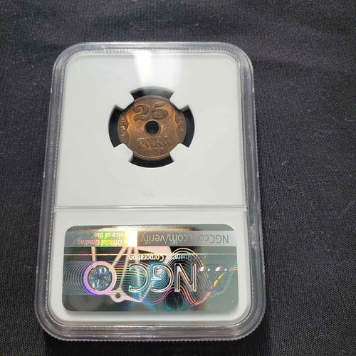 Yugoslavia - 25 Para 1938 NGC MS63RB - Picture 2 of 2