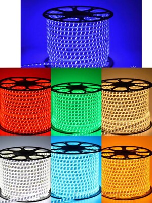 220 V 240 V LED Streifen Lichter 2835 wasserdicht kommerzielles Licht + UK-Stecker 3 Leitungen