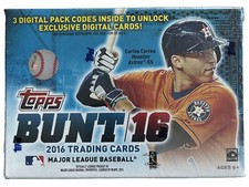 Topps 2016 MLB Bunt Baseball Card Trading Card Sealed Blaster Box,(B237)