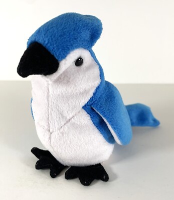 Ty Beanie Babies Blue Jay Rocket 1998 ohne Etikett sehr guter Zustand