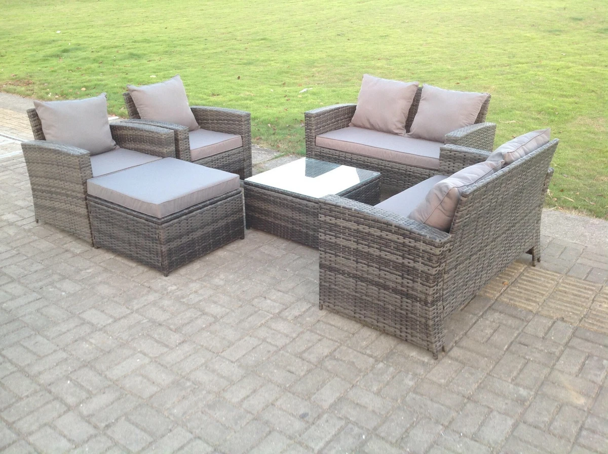 Rattan 7 seater sofa set online