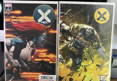 X-Men (2020) Lot (2) #6 And #14 Trade Variant  Great Covers Marvel Comics  