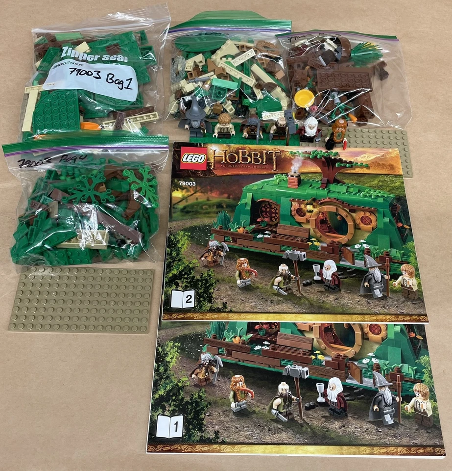 LEGO The Hobbit 79003 An Unexpected Gathering 6 Minifigures 652 Pieces No Box - Image 2 of 4