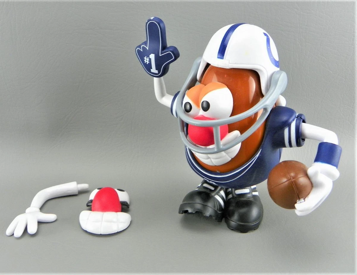 Hasbro 2011 Mr Potato Head Sports Spud INDIANAPOLIS COLTS NFL Mini Player Figure