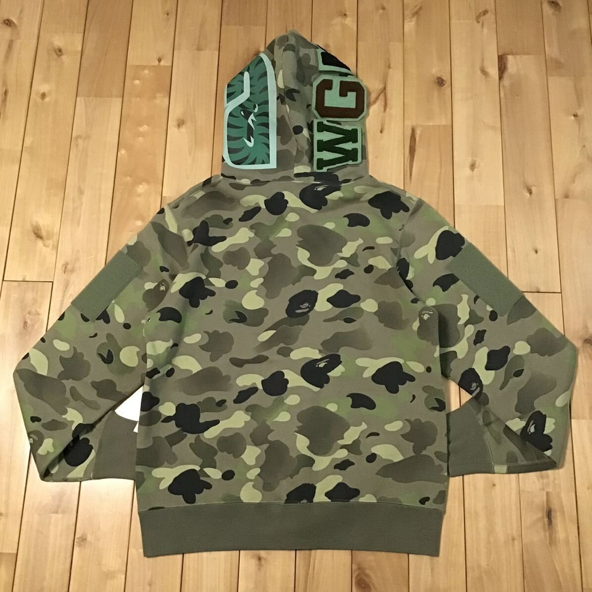 BAPE Gradient camo shark full zip hoodie A Bathing Ape Size