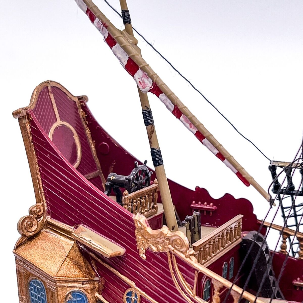 Ship Model Ship Pirate Ship Plastic From One Collection 8 5/16x7 1/2in