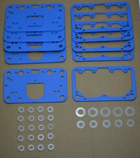 4150 4160 Fuel Bowl Metering Block Needle Seat Gasket Kit Carb- Fits Holley