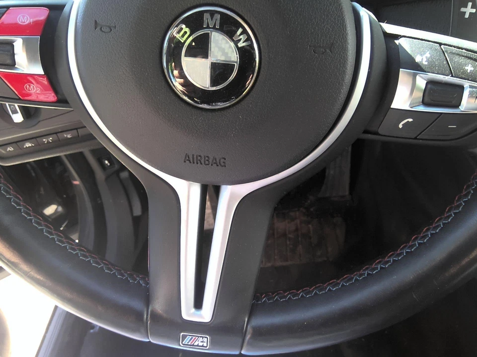 Volante BMW M6 12 13 14 15 16 17 18 19 NEGRO CÓDIGO DE AJUSTE? LKSW -71K MILLAS Foto 3 de 4