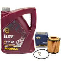 MotoröL Set 5W40 5 Liter + ÖLfilter SH4032P FüR BMW X3 1Er 3Er 5Er 6Er 7Er