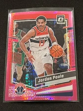2023-24 Panini Donruss Optic Basketball Jordan Poole Pink Hyper Prizm #93