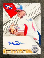 2019 Panini Elite Extra Edition #108 Dauri Lorenzo Rookie RC Auto Autograph Card