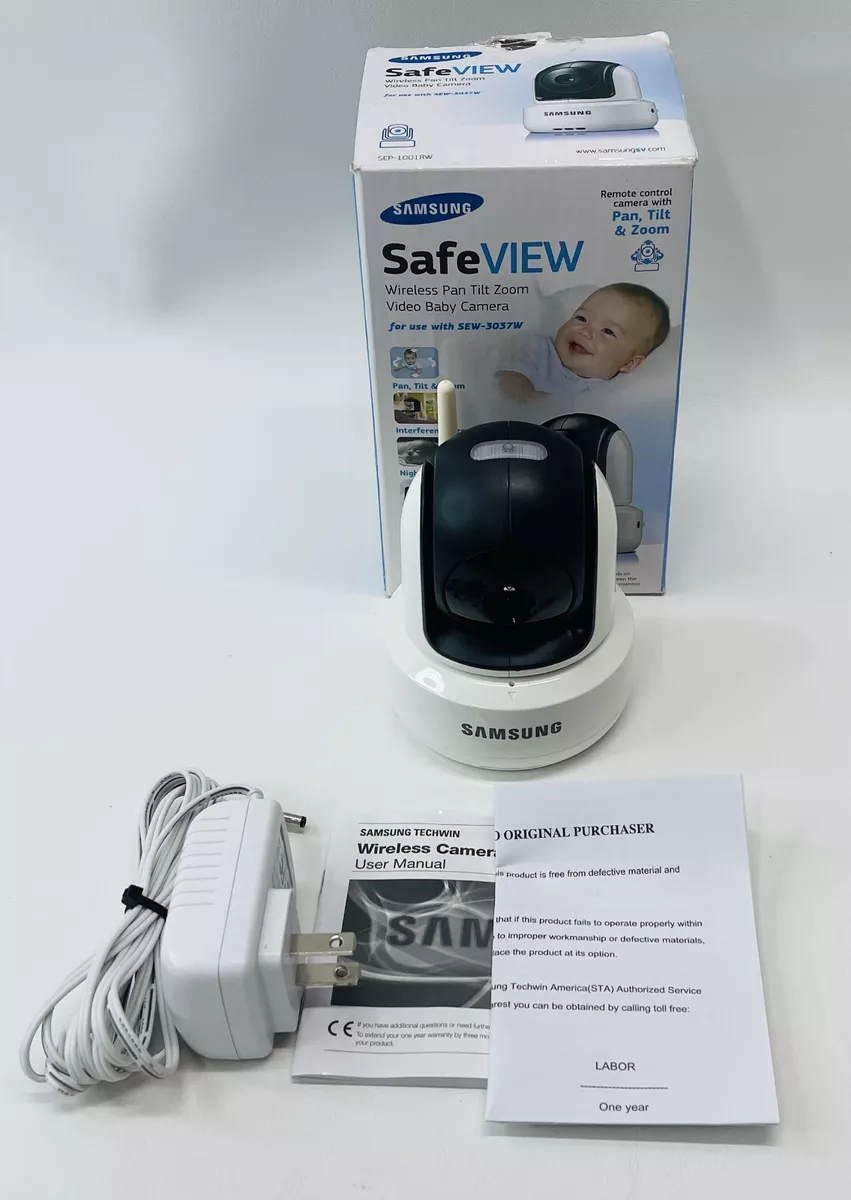 Samsung SEP 1001RWN Wireless HD Pan Tilt Zoom PTZ Video Baby