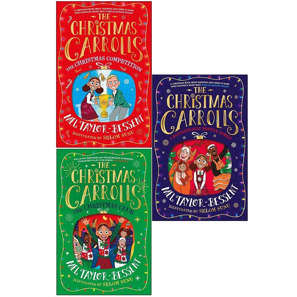 Christmas Carrolls Series Collection 3 Books Set by Mel Taylor-Bessent CLUB