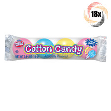 18x Packs Dubble Bubble Cotton Candy Flavor Gum Balls  3 Gumballs Each  .64oz