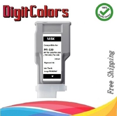 PFI-320 Matte Black Ink Cartridge Fit Canon iPF TM-  200 TM-205 TM-300 TM-305