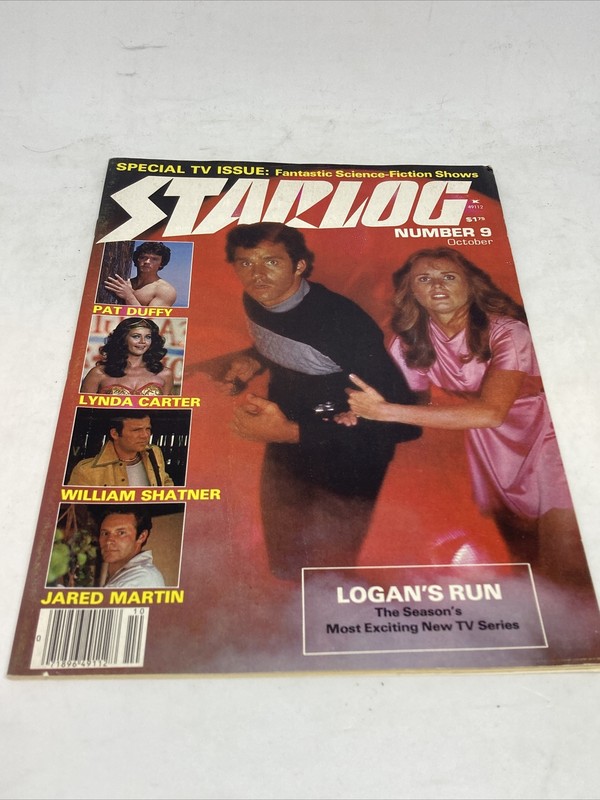1977 STARLOG Magazine #9  Special TV Issue / Logans Run / Lynda Carter