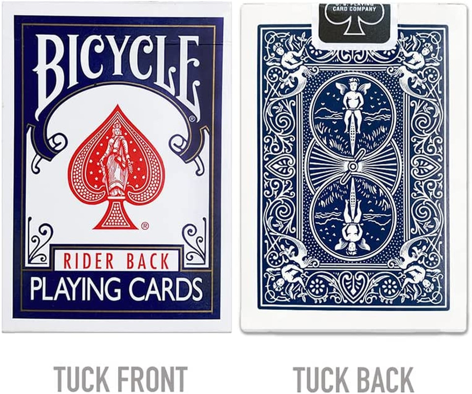 Rider Back Poker Playing Cards – Standard Index, Red & Blue, 2 Deck Pack Premium