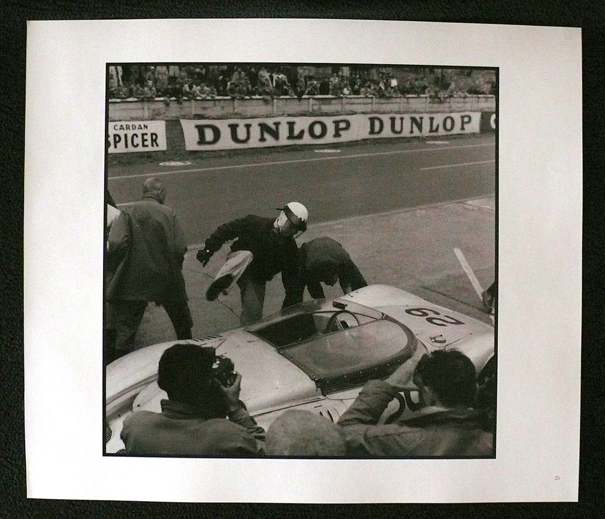 1958 Le Mans 24 Hour Race PORSCHE 718 RSK Jean BEHRA Jesse Alexander Photo  Print