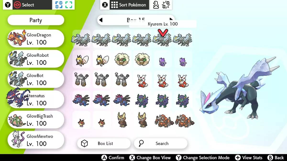 Shiny Differences ~ Day 3 ~ Zekrom, Reshiram & Kyurem :  r/PokemonSwordAndShield