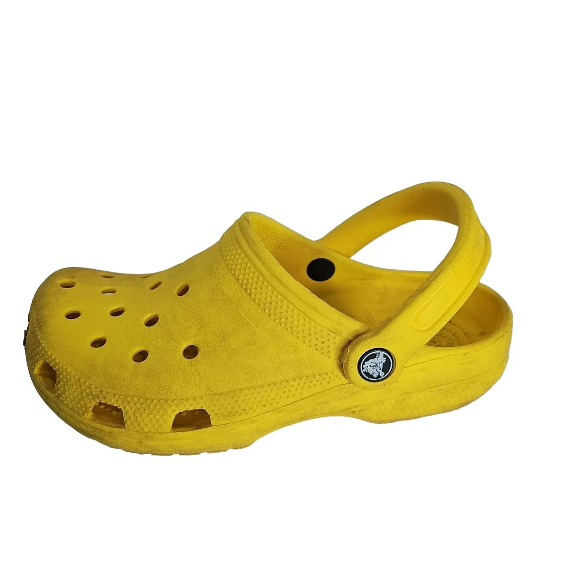 Yellow crocs sale size 4