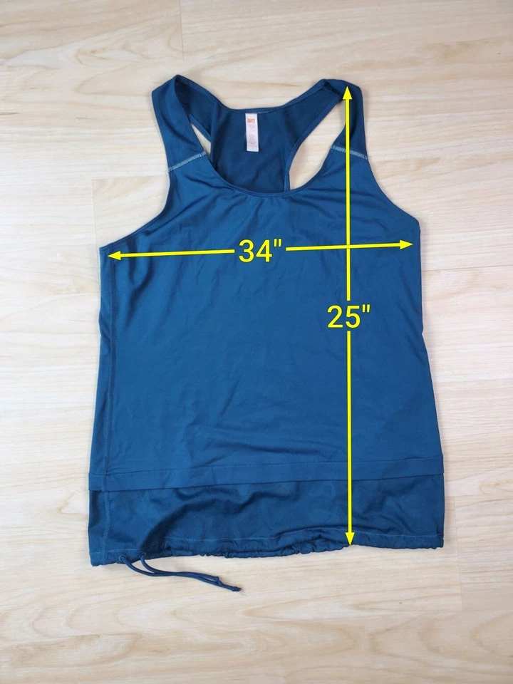 Camiseta LUCY Feminina Yoga Regata Roupa Ativa Malha Média Floral Azul Verde - Imagem 2 de 4