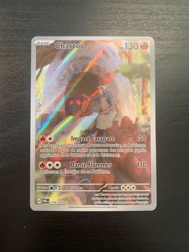 Carte Pokémon Chartor 172/167 AR Mascarade Crépusculaire