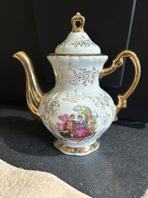 Vintage Royal Crown Arnart Creation Pot & Lid Stamped M1022