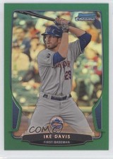 2013 Bowman Chrome Rack Pack Green Refractor Ike Davis #32 2f9