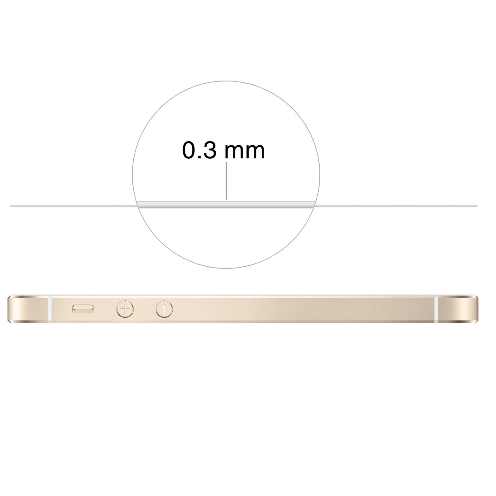 Verre trempé iPhone 5 évite les bris de vitre protection écran 0.3mm - 3