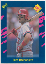 1990 Classic #119 Tom Brunansky St. Louis Cardinals