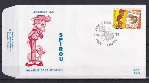 [LM79370] Belgium N°2302FDC Comics Spirou First Day Cover COB € 17,00 SUPERB