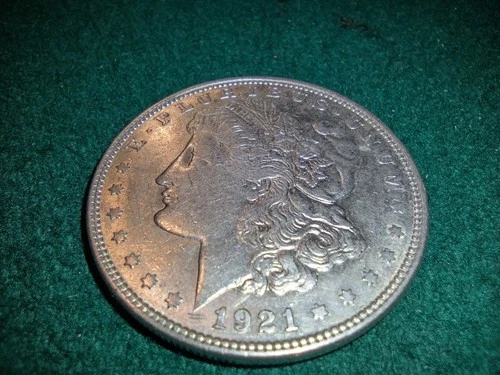 1921 Morgan Silver Dollar AU/UNC Beautiful Details Nice Coin See Pics