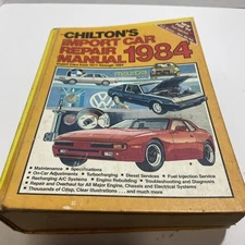 Chilton's Import Car Auto Repair Manual 1977 to 1984 automotive maintenance HC