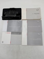 2012 Nissan Maxima Owners Manual Set with Case Quick Reference Guide