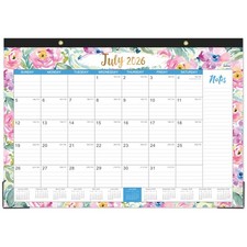 Desk Calendar 2026-2027, 17" x 12", 18 Months Large  Thick Paper, Effective
