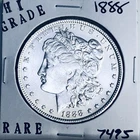 1888 MORGAN SILVER DOLLAR HI GRADE GENUINE U.S. MINT RARE COIN 7495