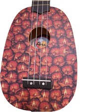 Amahi Pineapple Tropical Series Ukulele With Yellow Bag Case Instrument Hawaiian