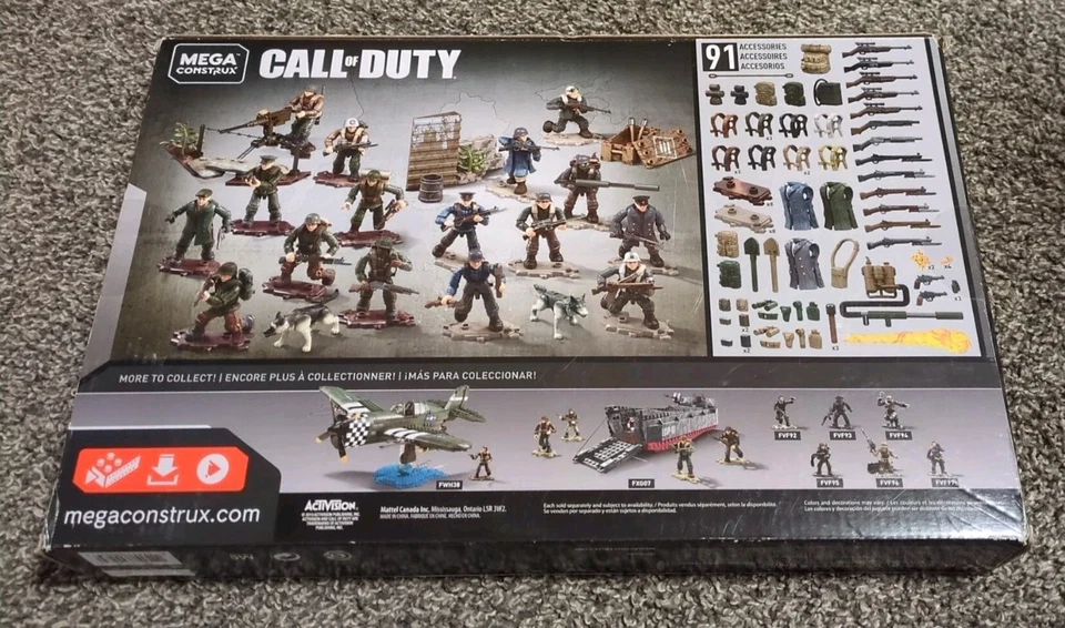 Mega Contrux Call of Duty WW2 Battle Pack FXG06 - NEW, SEALED - Image 2 of 4