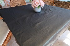 EUC Elegant Golden Brown and Shimmery Tablecloth 60" x 84"