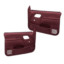 18-59n-mr Maroon Coverlay Replacement Door Trim Panels Set For 95-99 Gmc Trucks 18-59n-mr Maroon Coverlay Replacement Door Trim Panels Set For 95-99 Gmc Trucks