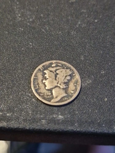 Photo of a 1935-S Mercury Dime from an eBay listing that sold on Jul 15, 2026